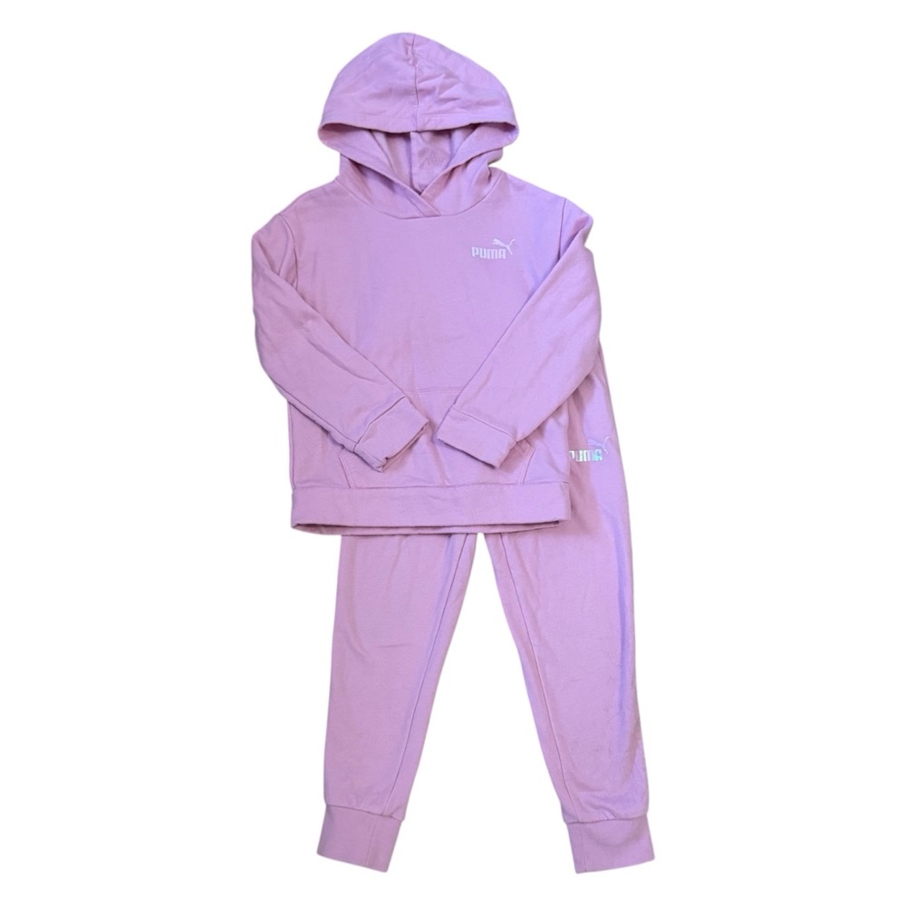 Puma Pink Iridescent Sweatsuit